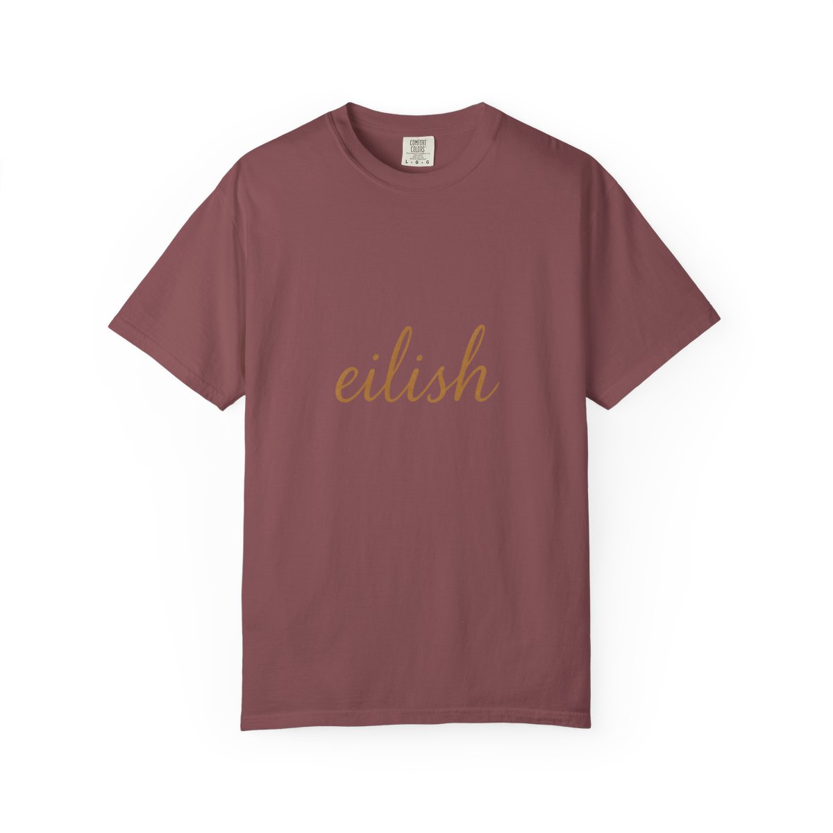 Billie Eilish Fragrances Gold Cursive T-Shirt