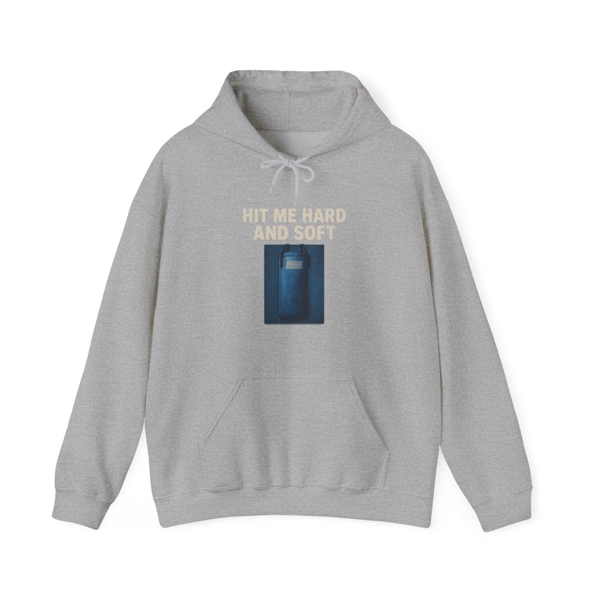 Hit Me Hard and Soft Duality Graphic Hoodie