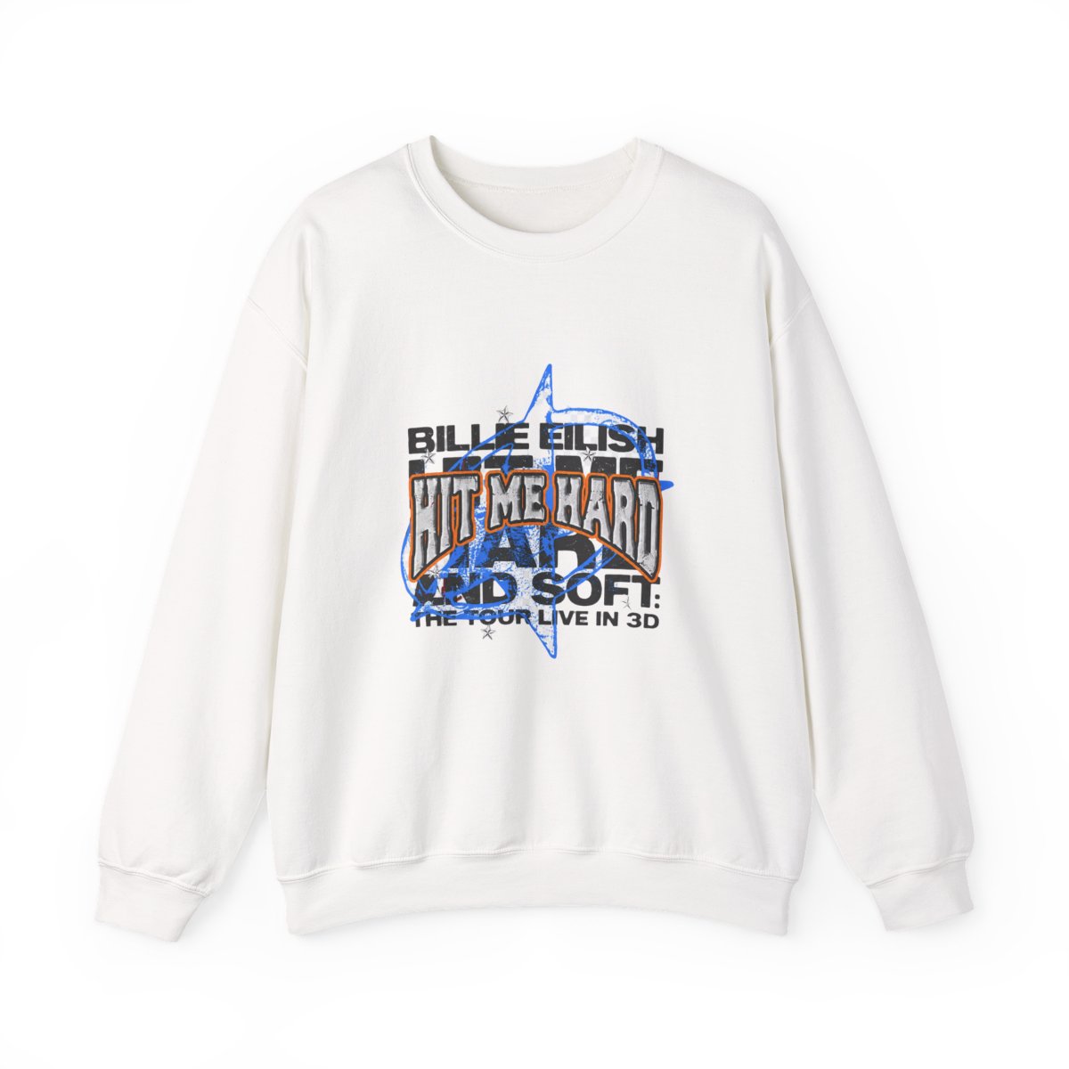 Live in 3D Star Red Crewneck