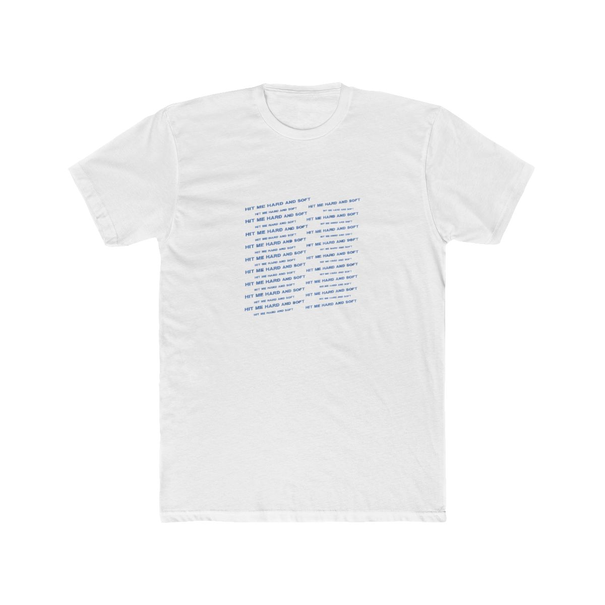 HIT ME HARD AND SOFT Repeat Black Tee