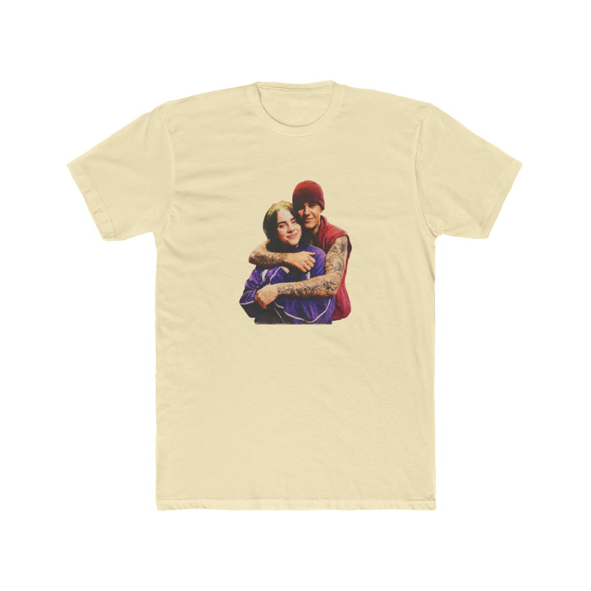 Comfort Colors Comfort Colors Vintage Justin Bieber & Billie Eilish Coachella Concert Tee T Shirt, One Less Lonely Girl T Shirt