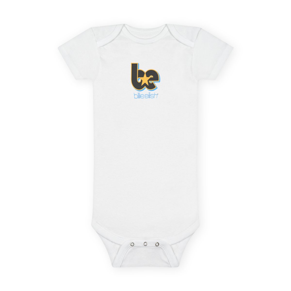 BE Star Infant Black Onesie | Billie Eilish