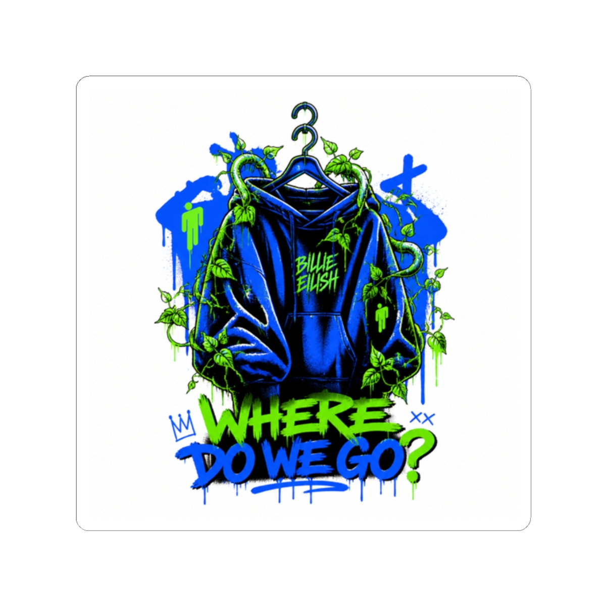 Billie Eilish "Where Do We Go?" Sticker