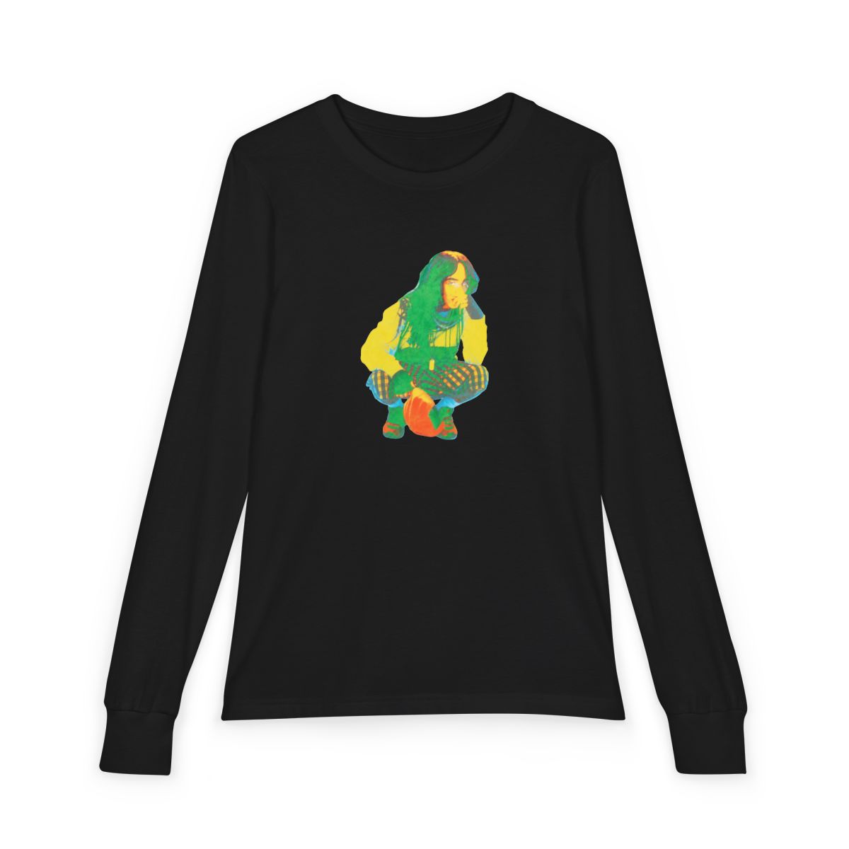 BE Photo Star Dateback Black Kids Longsleeve
