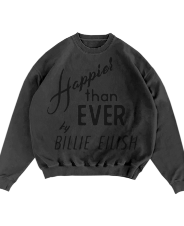 Billie Eilish Happier Than Ever Sweatshirt Grey